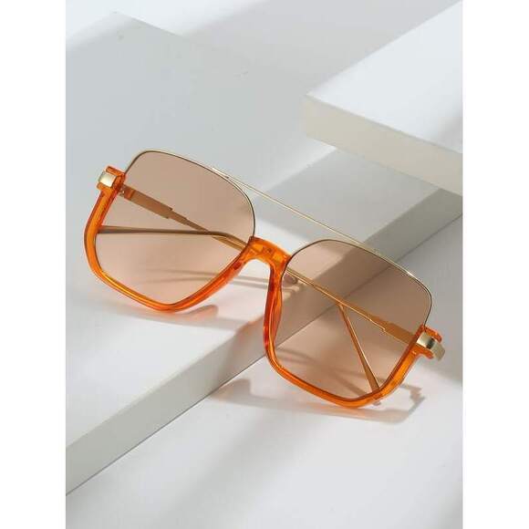 Oversized Retro Vintage Glasses, Bright Colors, Spring/Summer, B main image 5